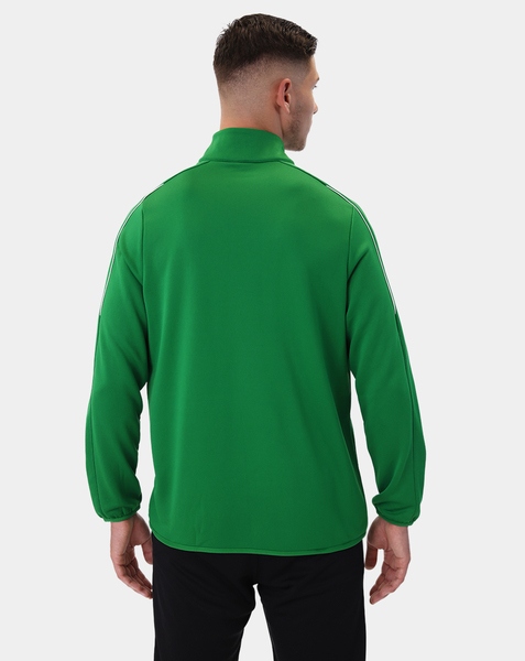 JAKO Ziptop CLASSICO – Wygodna bluza zapinana na zamek błyskawiczny do treningu i uprawiania sportu. Design tej bluzy treningowej został zredukowany do tego, co najważniejsze. Bluzka zapinana na suwak CLASSICO ma klasyczne barwy drużynowe. Zamek błyskawiczny z przodu, mankiety i góra wykończone elastyczną lamówką oraz garaż zamka gwarantują wyjątkowo wysoki komfort noszenia. Zintegrowany system JAKO KEEP DRY odprowadza wilgoć wytwarzaną przez ciało bezpośrednio na powierzchnię materiału. Dzięki temu bluza z zamkiem błyskawicznym pozostaje sucha, sportowiec nie wychładza się i czuje się komfortowo w bluzie z zamkiem błyskawicznym CLASSICO nawet przy największym wysiłku. Bluzka zapinana na suwak dostępna jest w 10 różnych kolorach i rozmiarach 128-164 dla dzieci oraz S-3XL dla kobiet i mężczyzn.