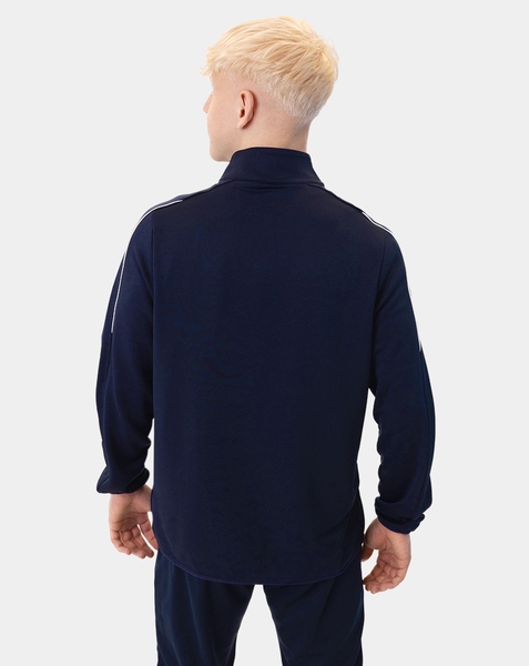 JAKO Ziptop CLASSICO – Wygodna bluza zapinana na zamek błyskawiczny do treningu i uprawiania sportu. Design tej bluzy treningowej został zredukowany do tego, co najważniejsze. Bluzka zapinana na suwak CLASSICO ma klasyczne barwy drużynowe. Zamek błyskawiczny z przodu, mankiety i góra wykończone elastyczną lamówką oraz garaż zamka gwarantują wyjątkowo wysoki komfort noszenia. Zintegrowany system JAKO KEEP DRY odprowadza wilgoć wytwarzaną przez ciało bezpośrednio na powierzchnię materiału. Dzięki temu bluza z zamkiem błyskawicznym pozostaje sucha, sportowiec nie wychładza się i czuje się komfortowo w bluzie z zamkiem błyskawicznym CLASSICO nawet przy największym wysiłku. Bluzka zapinana na suwak dostępna jest w 10 różnych kolorach i rozmiarach 128-164 dla dzieci oraz S-3XL dla kobiet i mężczyzn.
