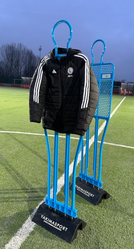 Mur piłkarski PRO 180 cm Niebieski