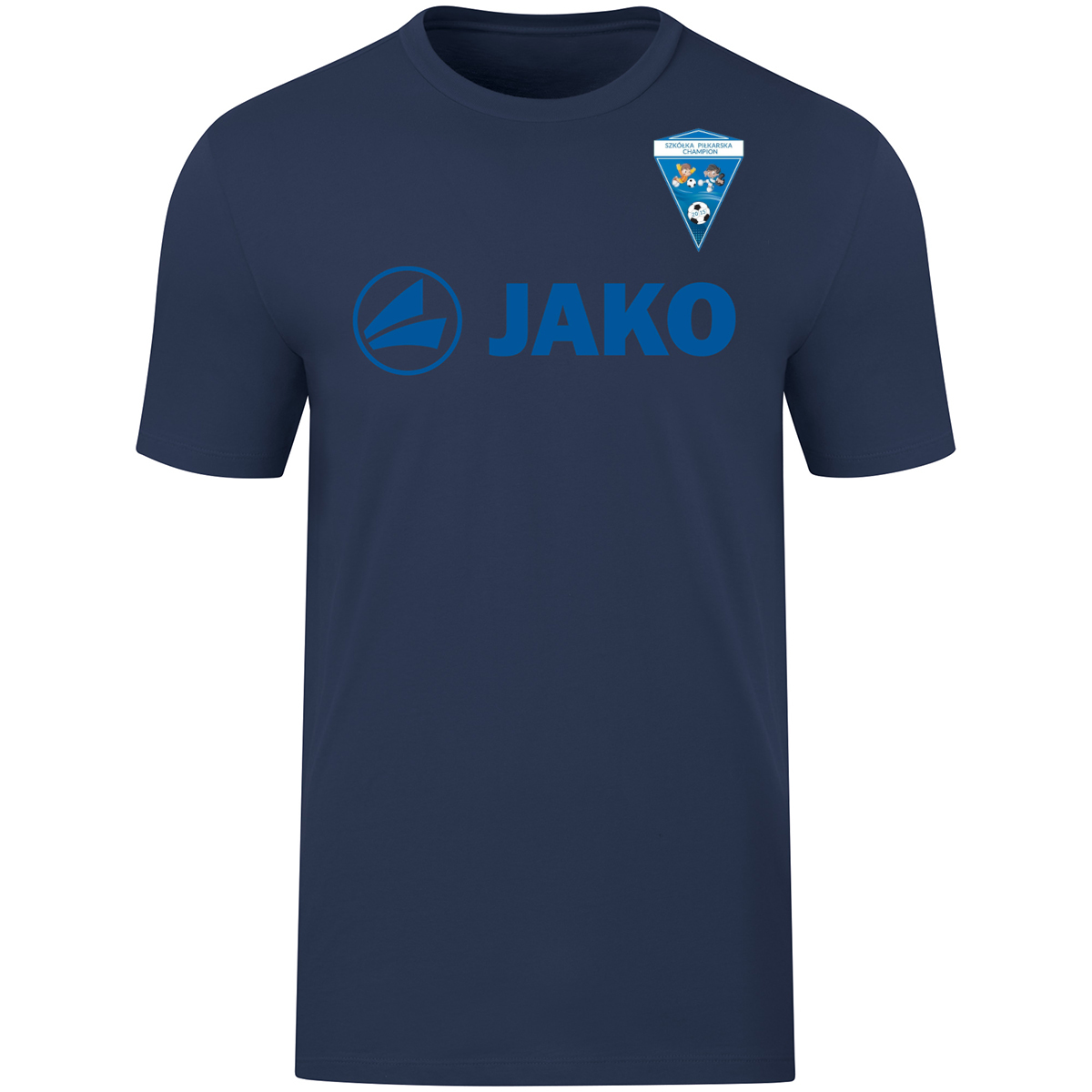 Koszulka Promo zapewniająca optymalny komfort noszenia. T-shirt Promo jest idealnym towarzyszem na co dzień i jest wykonany z bawełny. Przetworzona bawełna pochodzi z upraw ekologicznych i sprawia, że koszulka jest wyjątkowo wygodna w noszeniu. Jest wstępnie obkurczona, dzięki czemu nie kurczy się po praniu. Oprócz okrągłego, ściągaczowego kołnierza, na piersi znajduje się duży nadruk z logo. Kup już teraz koszulkę promocyjną ze sklepu internetowego JAKO. Detale