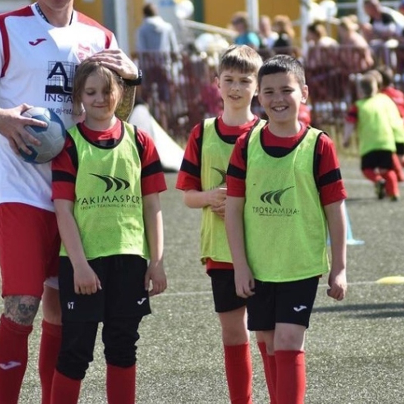 Znacznik piłkarski żółty, oznacznik Junior