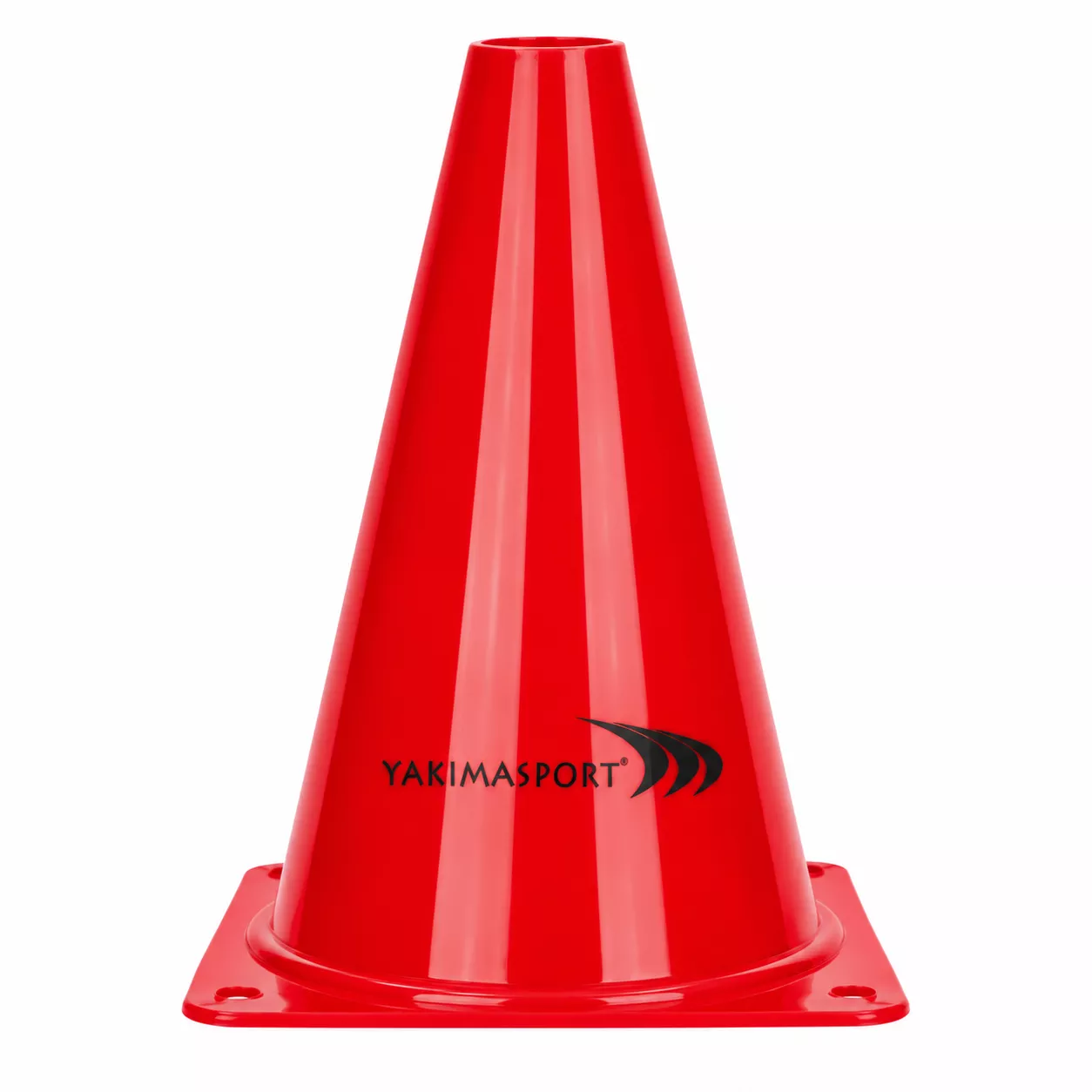 Pachołek bez otworów 23cm Czerwony